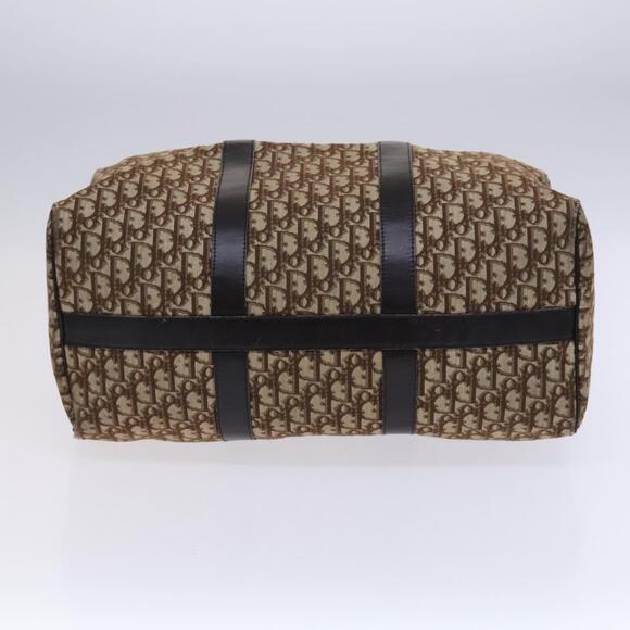 DIOR Trotter Canvas Boston Bag Brown - Picture 9 of 12